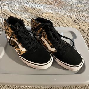 Vans high top animal sneakers